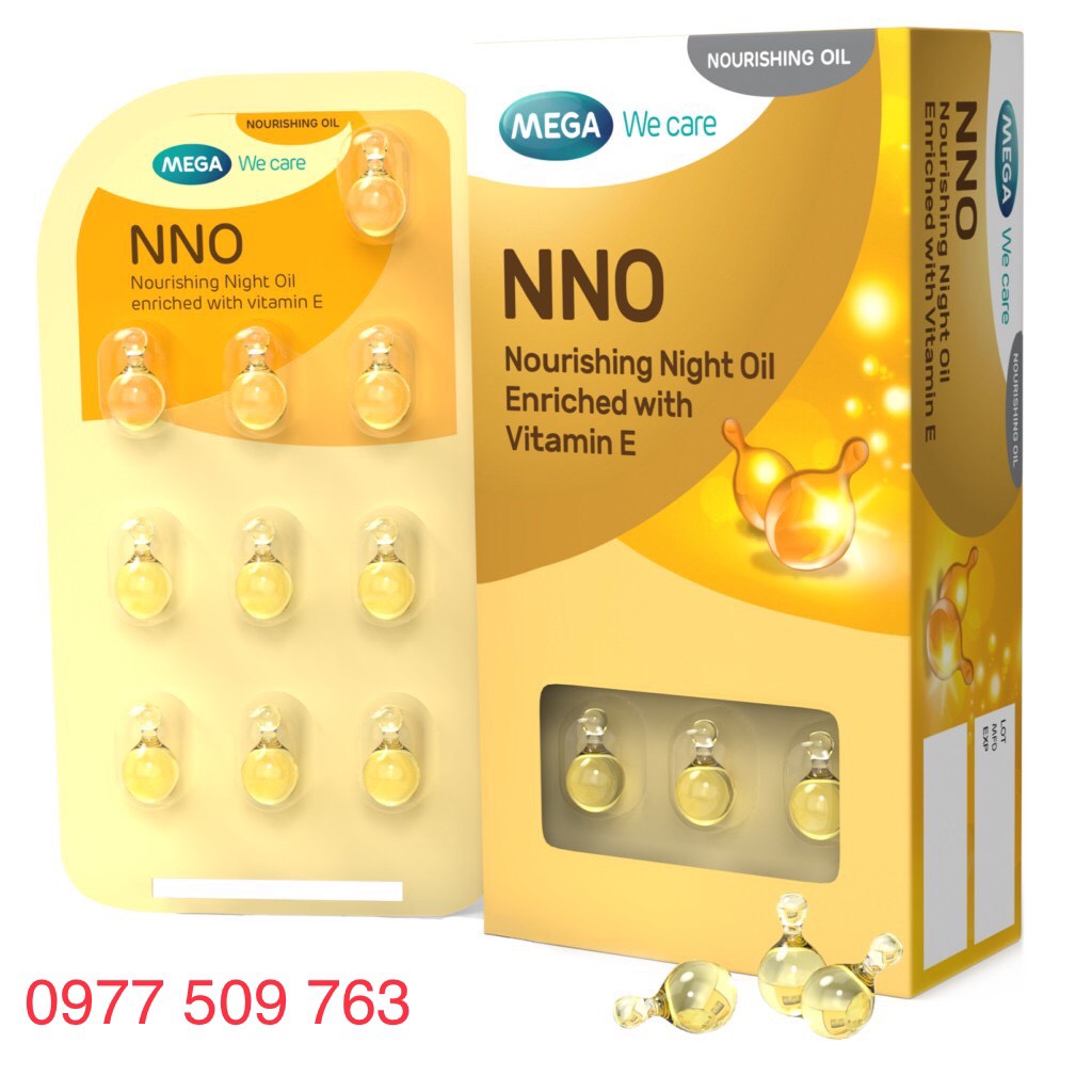1 viên - viên vitamin e nno dưỡng ẩm - khóa ẩm da
