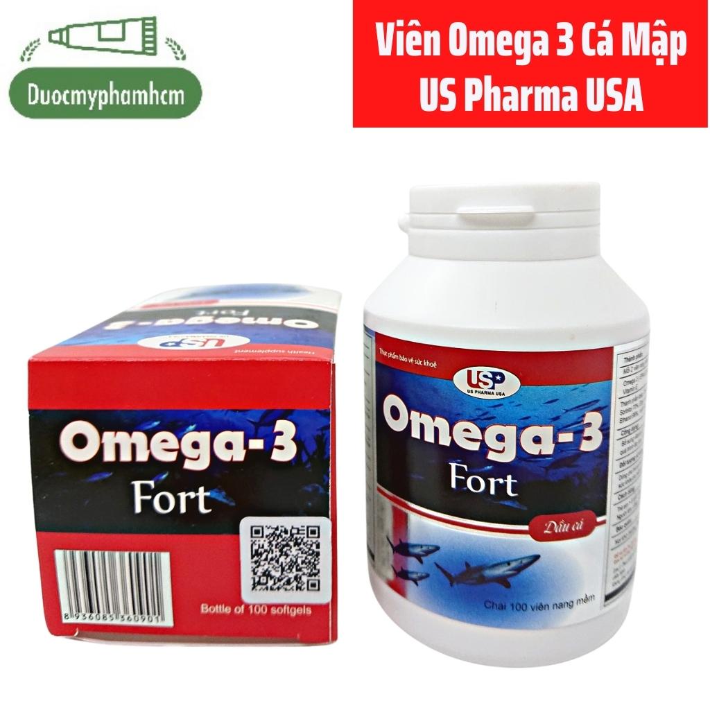 Viên Omega 3 Sụn Cá Mập OMEGA 3 Fort US Pharma USA - Hộp 100 viên - Hỗ trợ  não và trí nhớ | VitaminDep.com