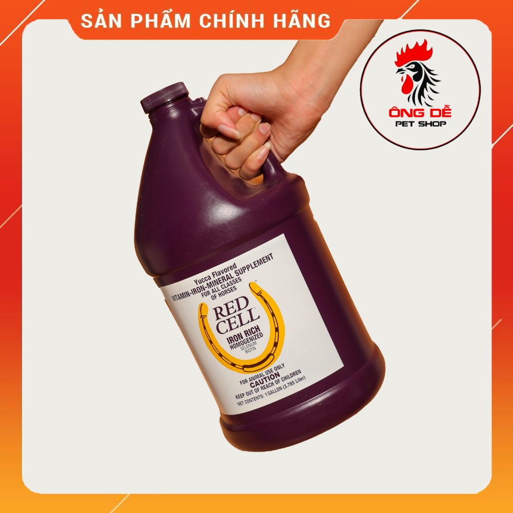 Redcell dinh dưỡng cho gà đá chai 3.8 lít