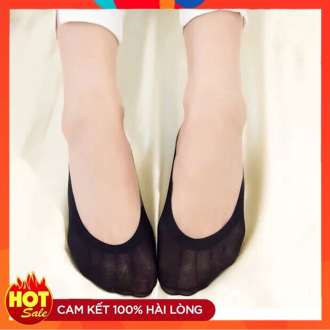 Combo 3 Đôi Tất Đi Hài Nữ Dùng Đi Giày Búp Bê, Giày Lười