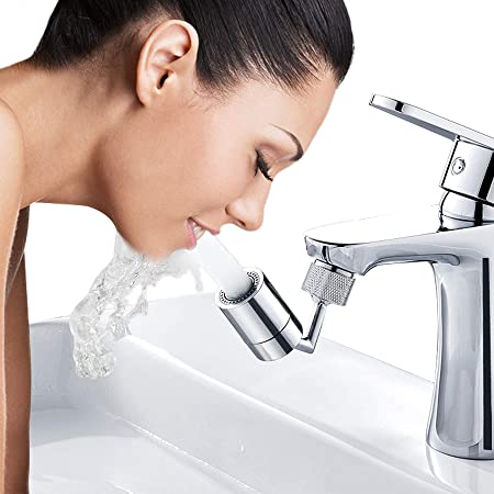 Đầu Nối Vòi Nước Tăng Áp 3 Chế Độ Điều Chỉnh Xoay 360.Dây nối vòi sen lavabo chậu rửa bát