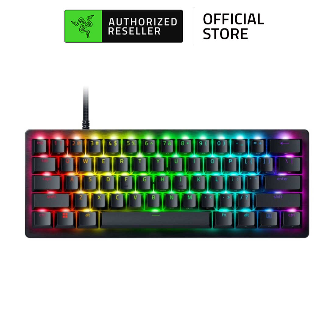 Bàn phím gaming razer huntsman v3 pro mini 61 phím | analog optical switch | switch cơ gen-2 |pbt doubleshot | led rgb