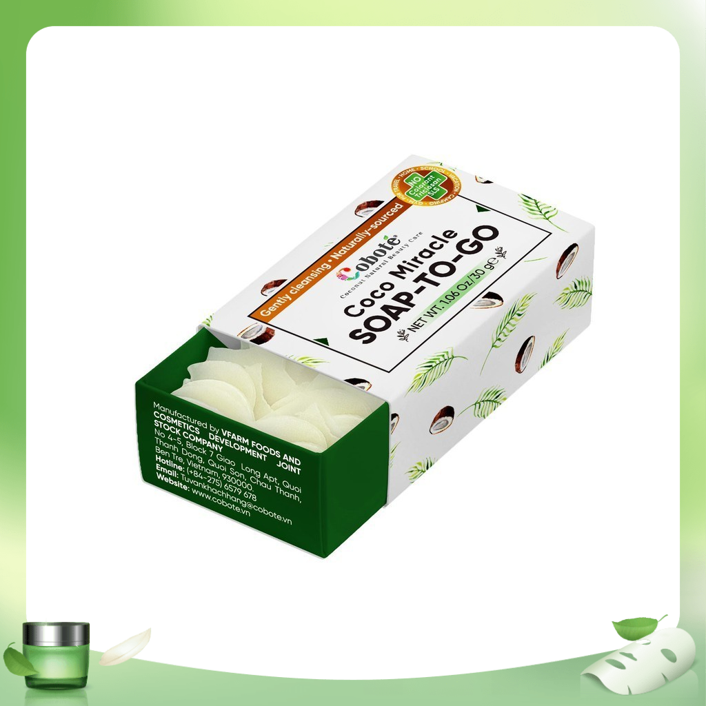 Xà phòng lá rửa tay Coboté 30g