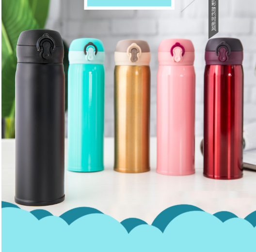 Bình Giữ Nhiệt Lõi Chân Không Kép Cao Cấp VACUUM FLASK 500ml  - Hàng nhập khẩu