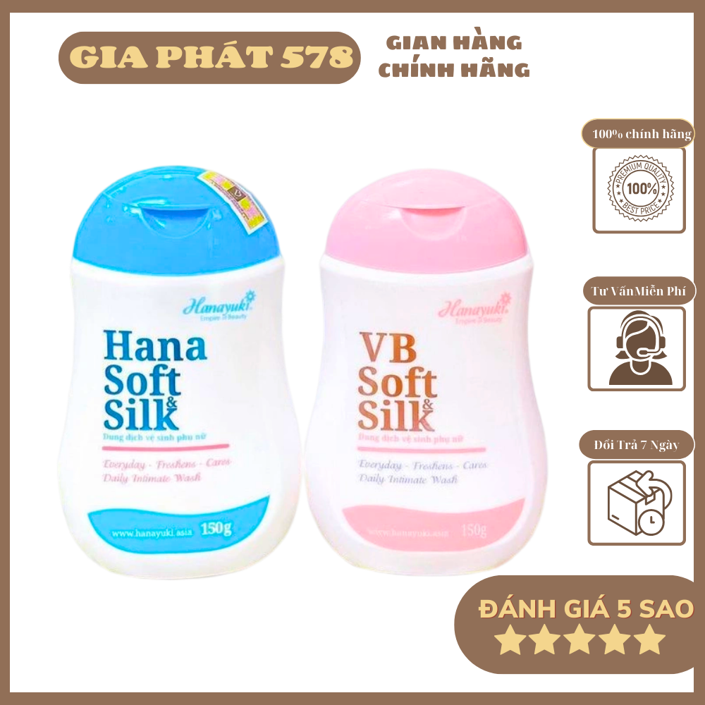 Dung Dịch Chăm Sóc Vùng Kín Hana & Silk