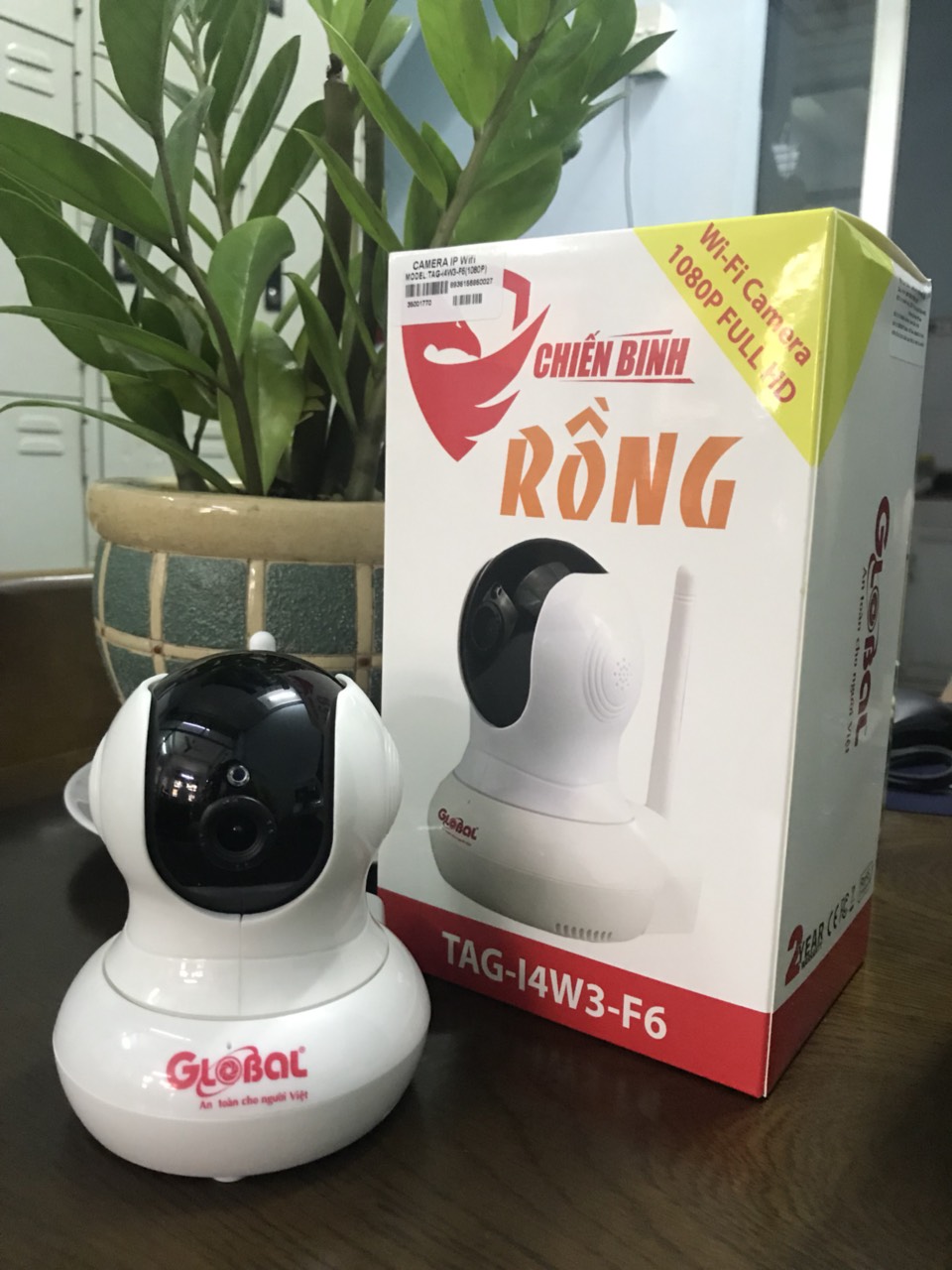 Camera IP Global 2.0Mpx Full HD - Xoay 360 độ - TAG-I4W3-F6