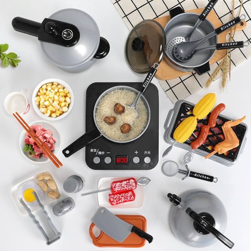 Bộ đồ chơi nấu ăn 36 món cho bé bộ đồ chơi nấu ăn mini bộ đồ chơi làm bếp cho bé đồ chơi làm bêp đồ làm bếp cho bé.