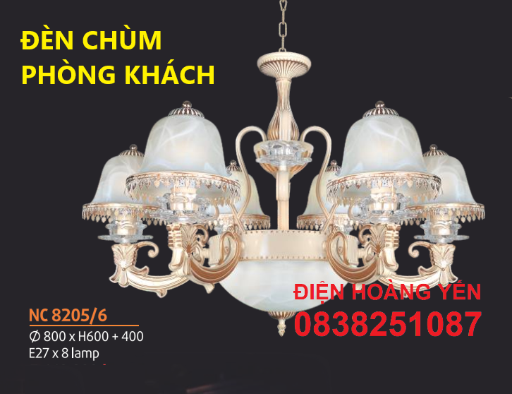 Đèn chùm đèn chùm cổ điển cao cấp cho phòng khách và nhà hàng shop tặng bóng led