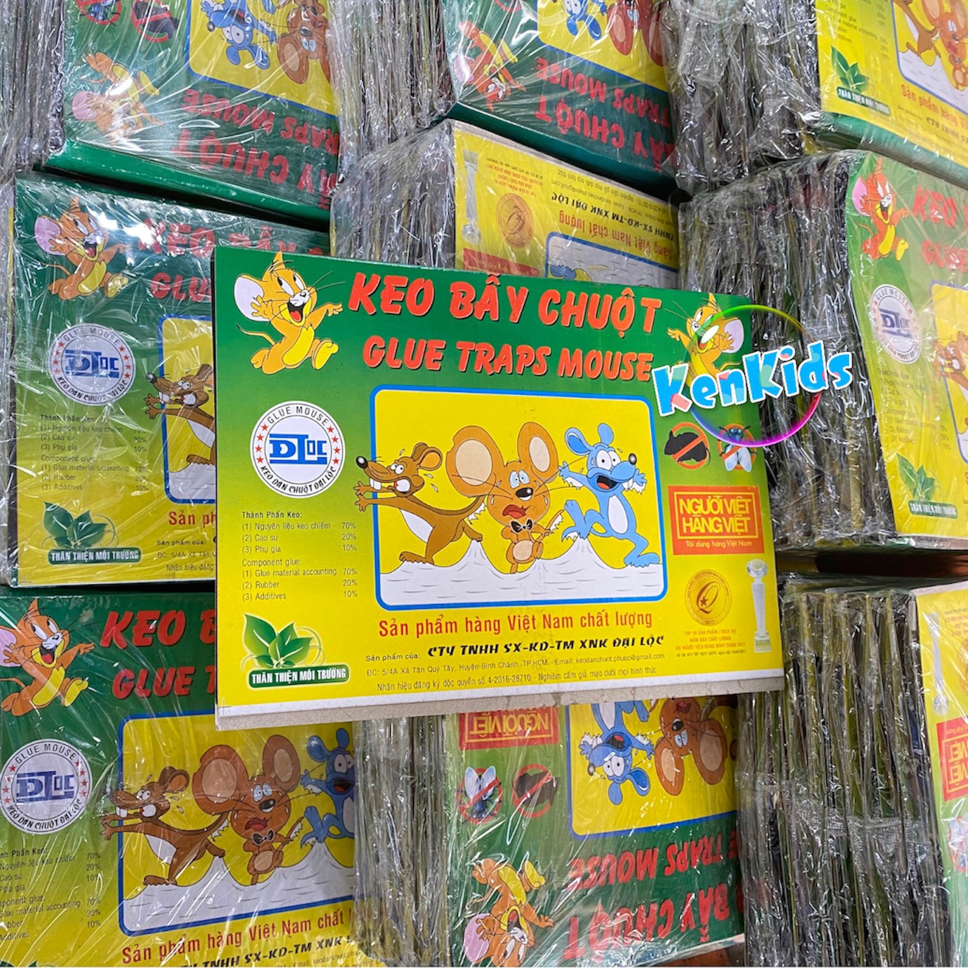 Keo dính chuột siêu dính nguyên liệu nhập khẩu