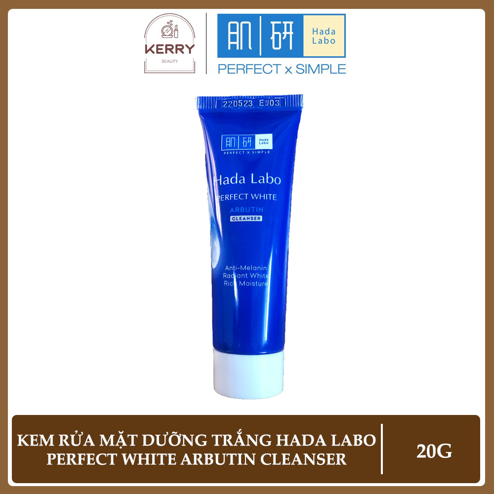 Kem Rửa Mặt Dưỡng Trắng Hada Labo Perfect White Cleanser