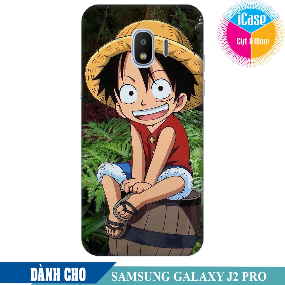 Ốp lưng nhựa dẻo dành cho Samsung Galaxy J2 Pro in hình Luffy