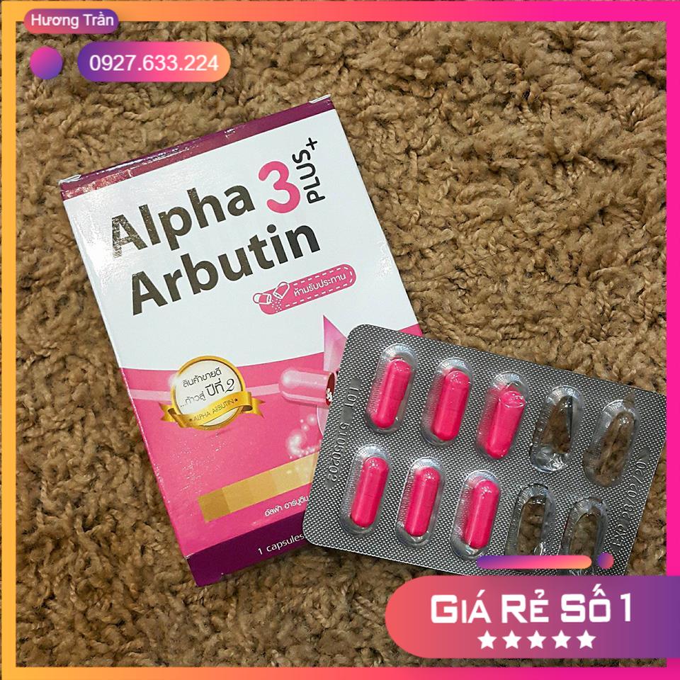 Viên kích trắng Alpha Abutin 1 hộp 10 viên