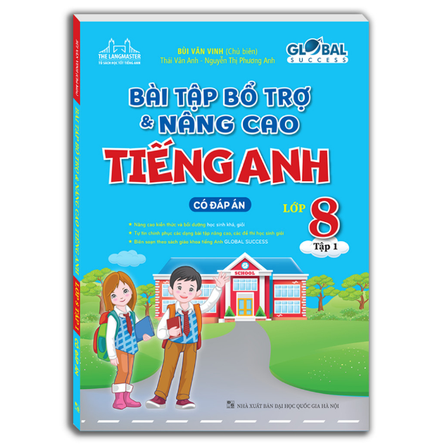 Sách - Bài tập bổ trợ và nâng cao tiếng anh lớp 8 tập 1 (có đáp án)