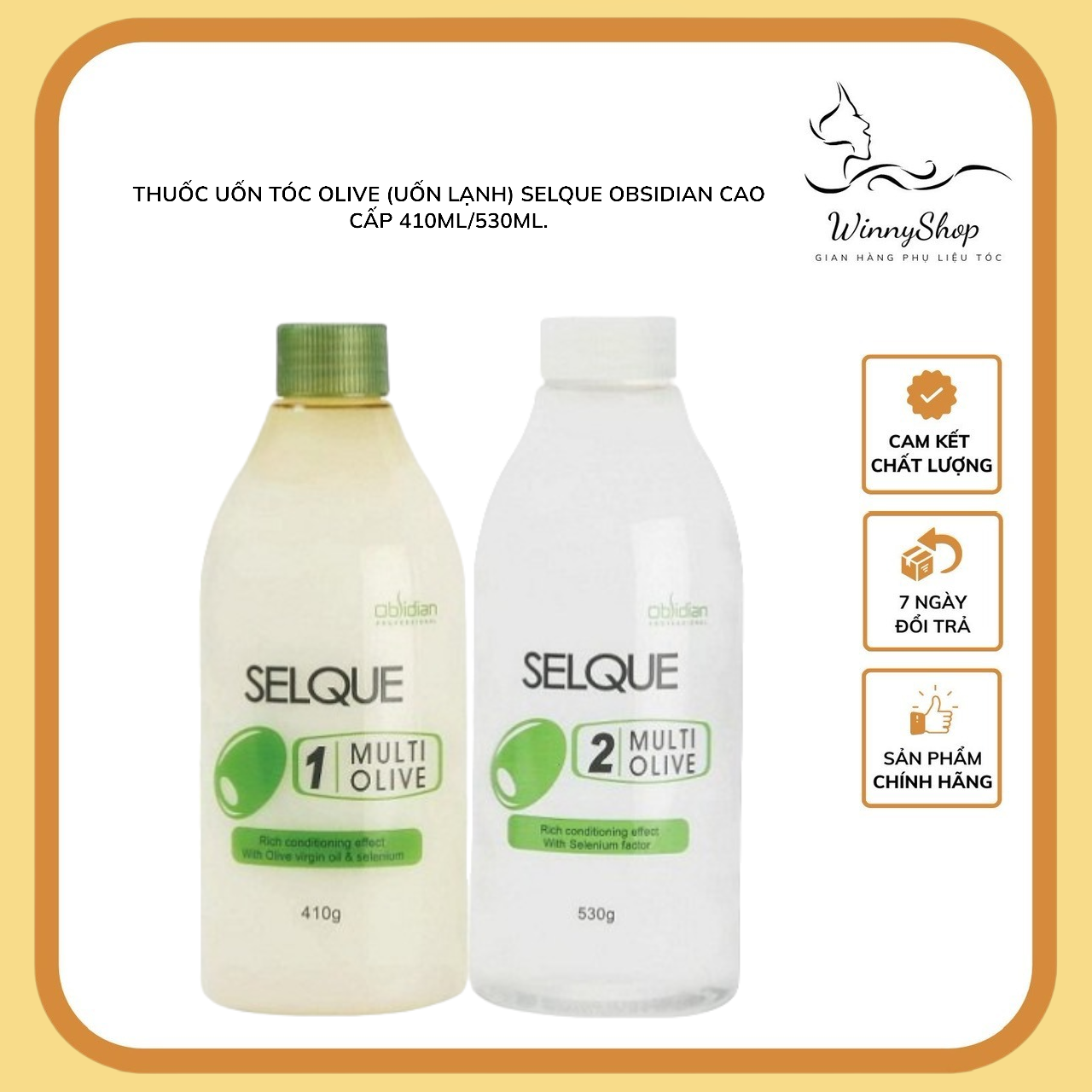 Thuốc uốn tóc Olive Selque Obsidian cao cấp