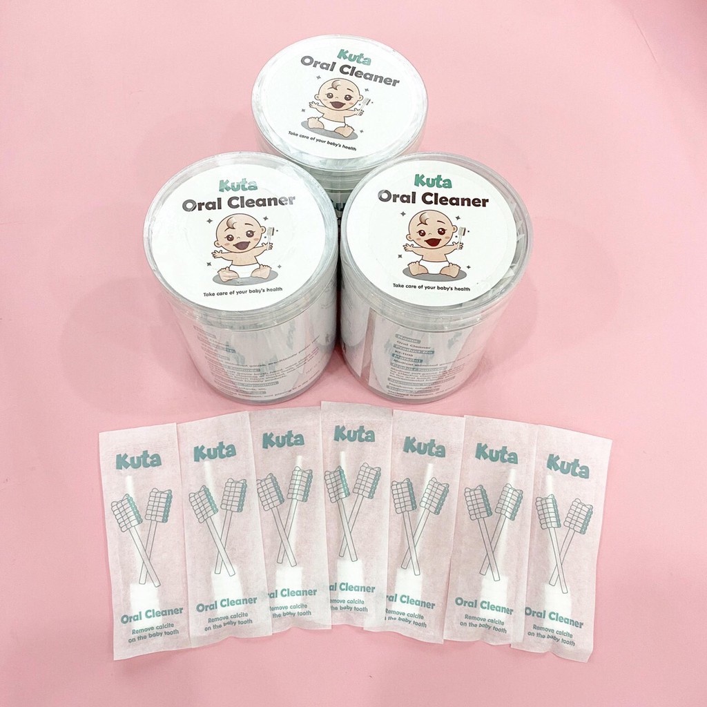 Gạc rơ lưỡi Kuta, Vcool, Set Rơ Lưỡi Chải Răng Silicon Chăm Sóc Răng Miệng Cho Bé