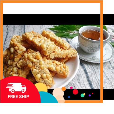500g kẹo lạc truyền thống nhà làm ngọt vừa