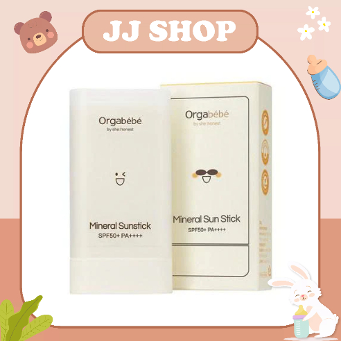 Sáp Thỏi Chống Nắng ORGABEBE SPF 50+ PA++++ Hàn Quốc Cho Bé