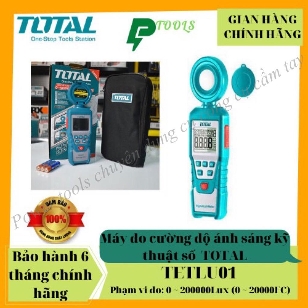 Máy đo cường độ ánh sáng kỹ thuật số total tetlu01