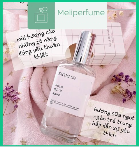 [HCM]Xịt thơm body mist Shimang Pure Milk 50ml