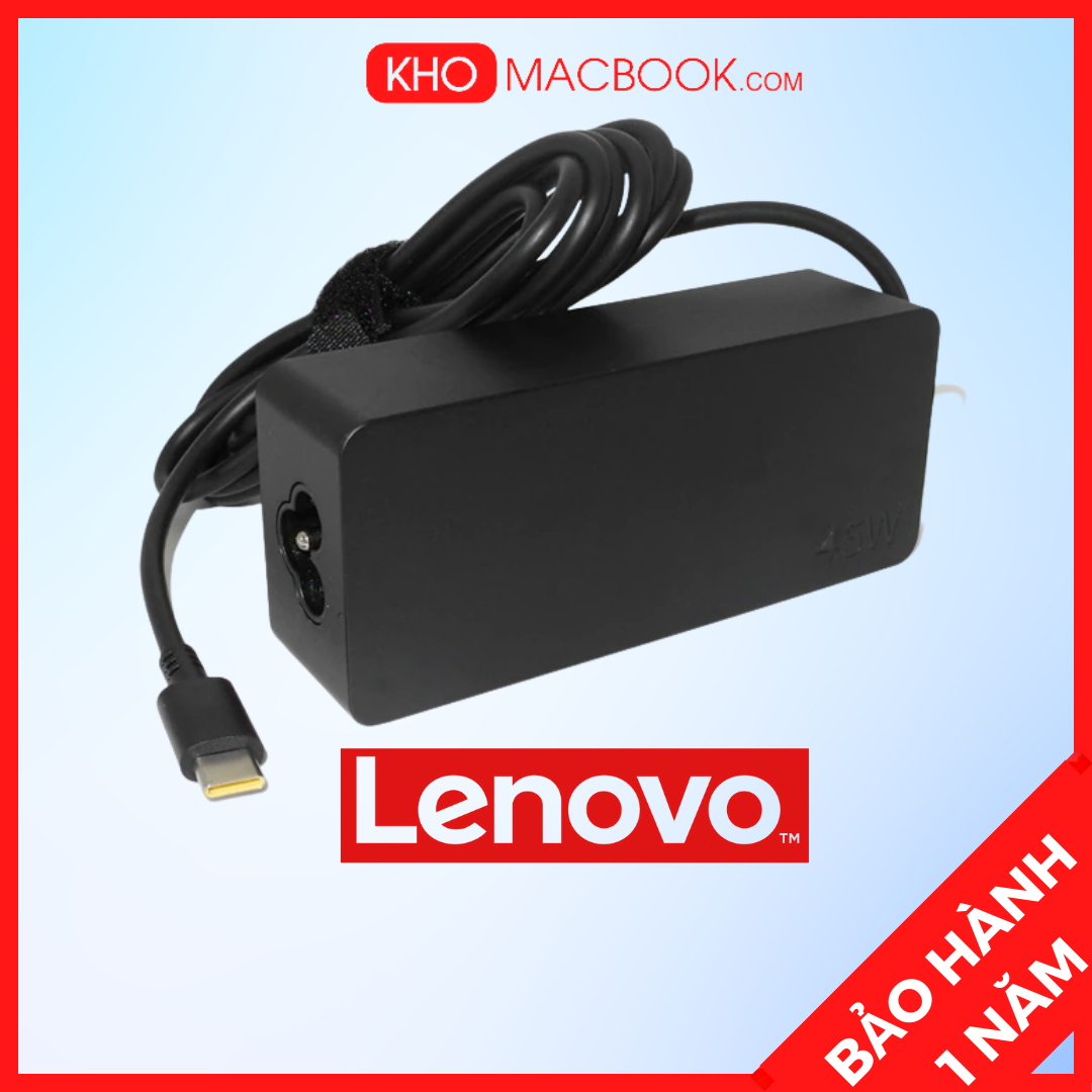 Sạc laptop lenovo thinkpad đầu type-c 65w / 20v tặng kèm dây nguồn.