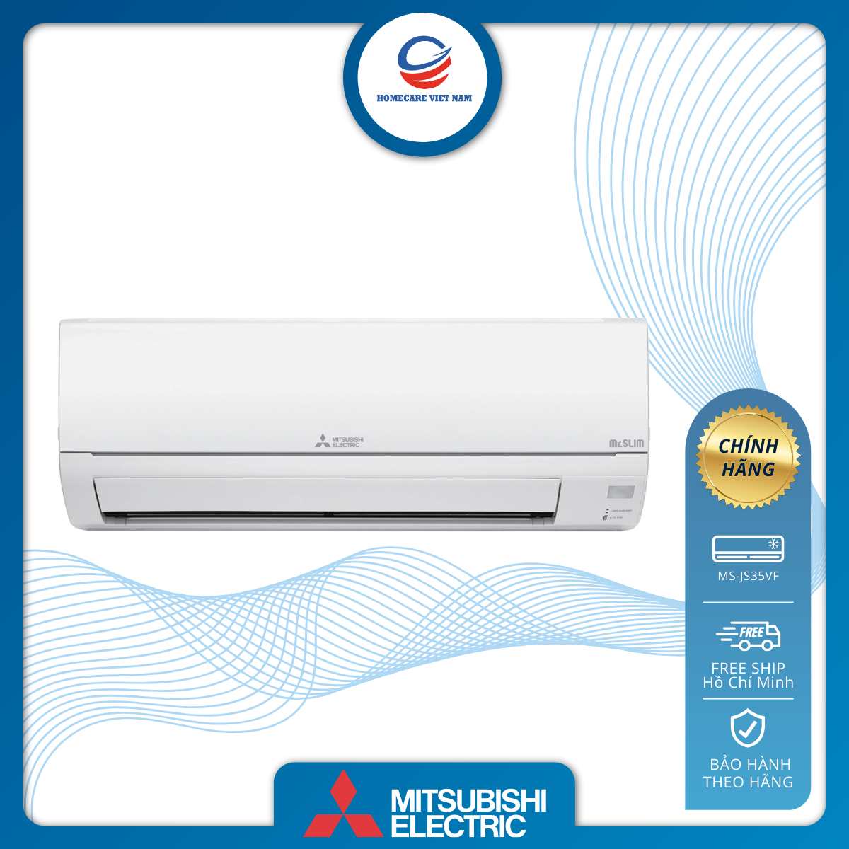 Máy lạnh Mitsubishi Electric 1.5 HP MS-JS35VF