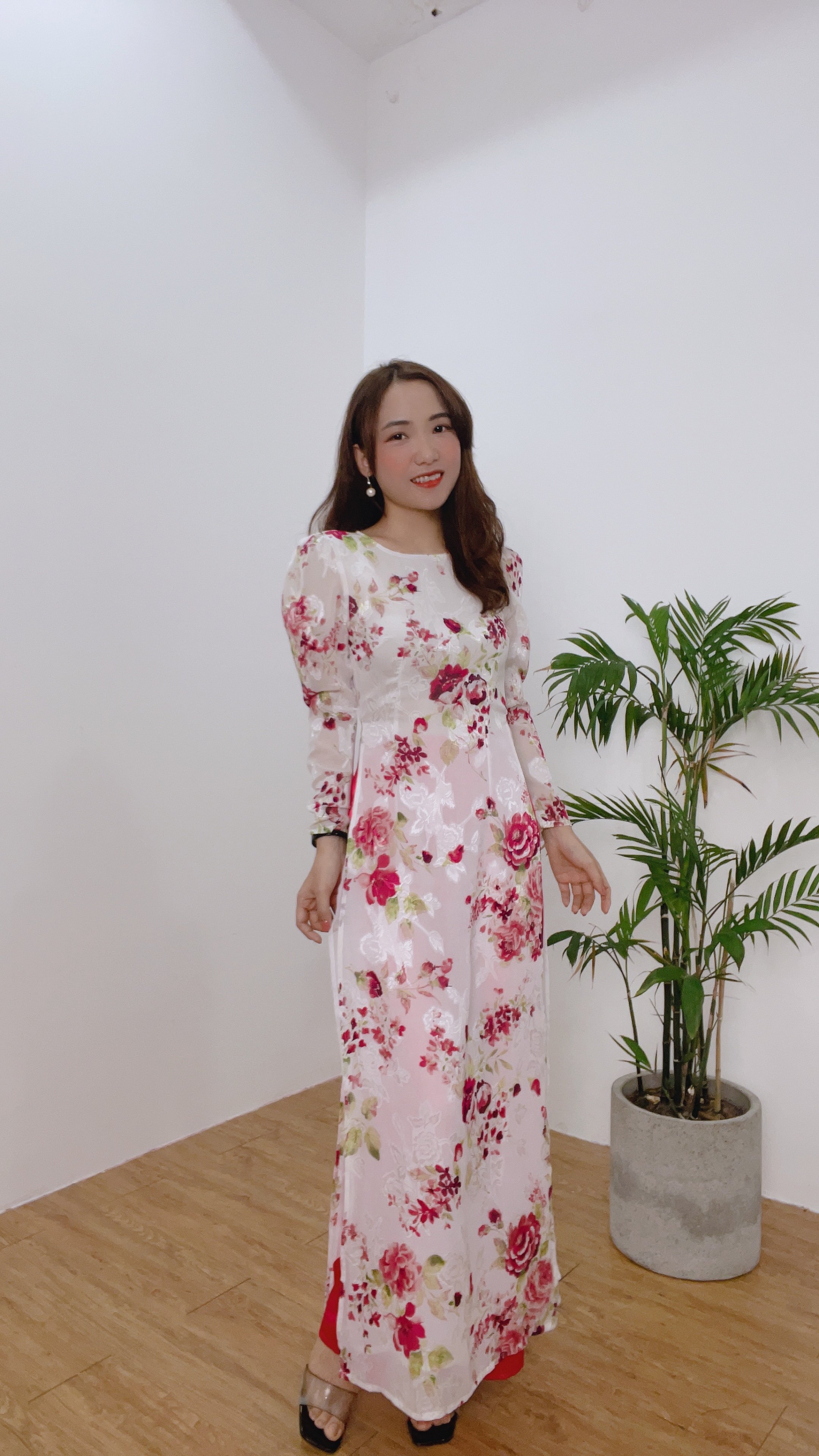Áo dài chất gấm tơ cao cấp - ÁO DÀI BIGSIZE - ÁO DÀI  MẪU MỚI NHẤT CHẤT VẢI LỤA CAO CẤP CO GIẢN NHẸ CÓ SIZE LỚN- KÈM VIDEO