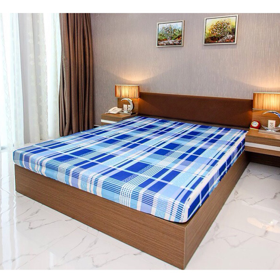 Áo Bọc Nệm Hai Mặt 1mx2mx5cm Thun Lạnh Cao Cấp Có Khóa Kéo ( Giao Màu Ngẫu Nhiên )