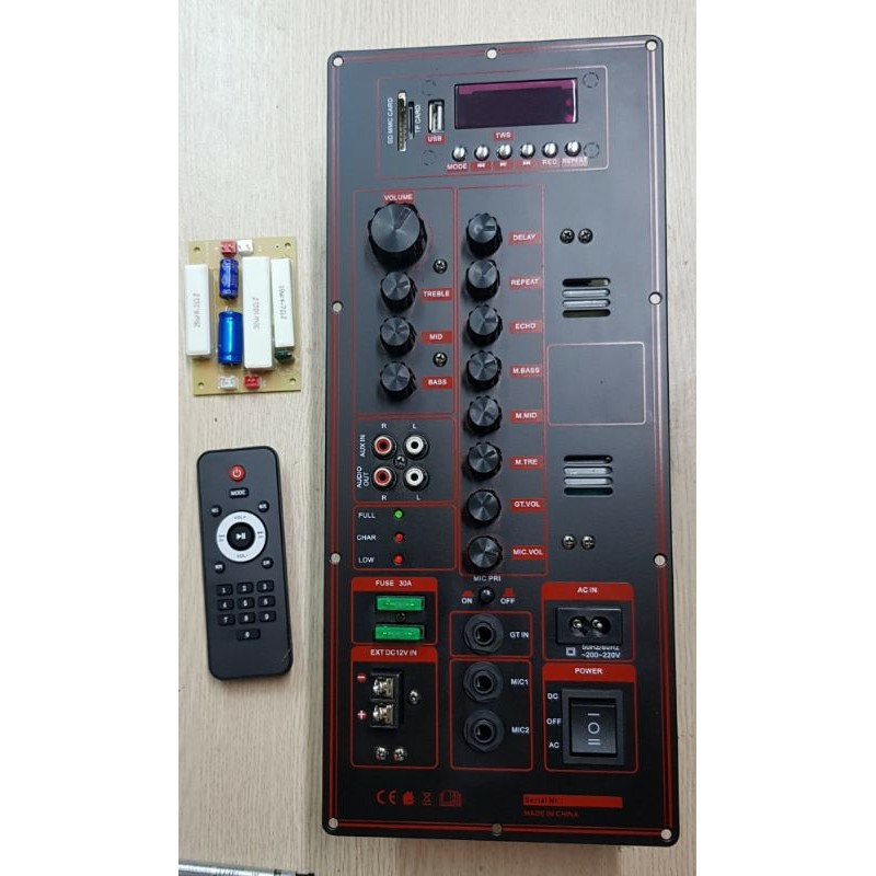 Mạch Loa kéo HPE324 V4.4 chuyên dụng cho bass đôi 40cm hoặc đơn 50cm CS lớn kèm phụ kiện và phân tần HP Electrical