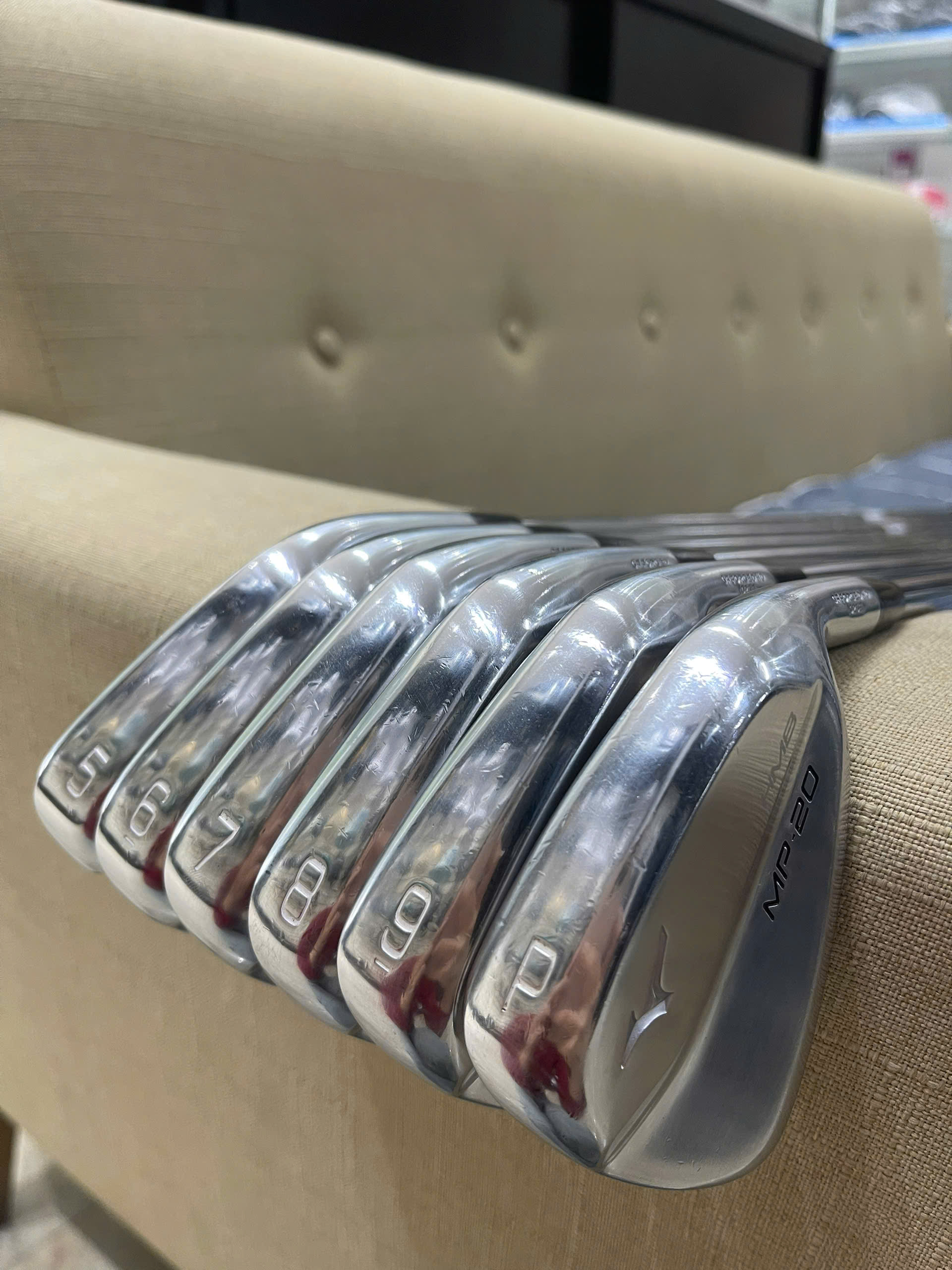 2ND- Bộ gậy sắt iron set 6 cây (#5-PW) Mizuno MP20 HMB Flex SR - Secondhand- 5685