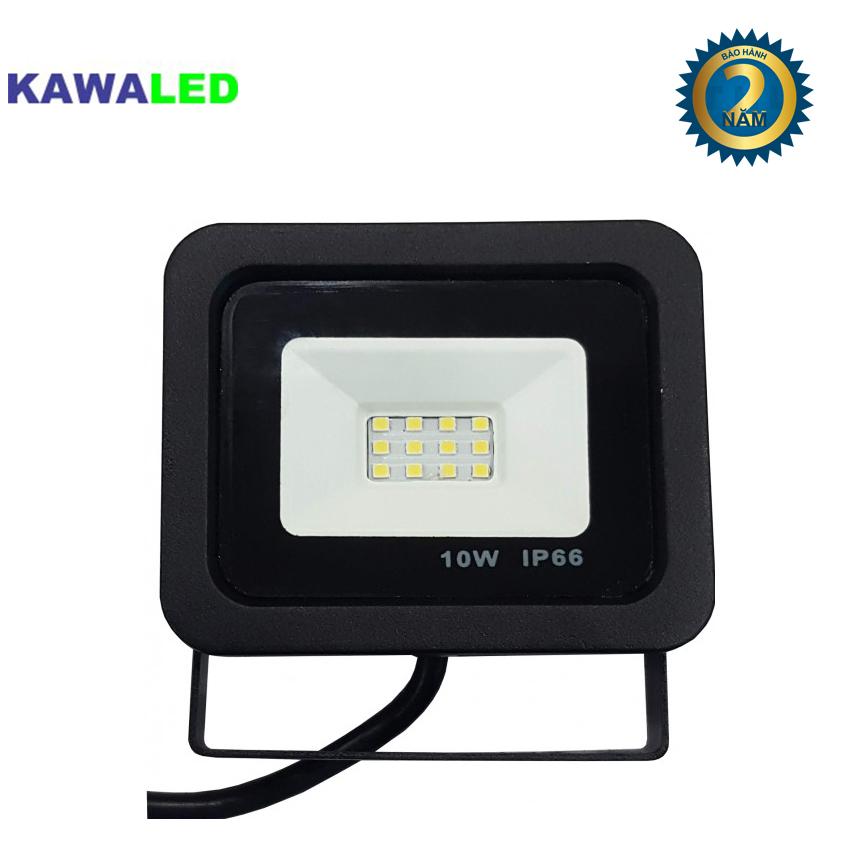 Đèn pha Kawa LED đúc nguyên khối IP66 10W - Ánh sáng trắng