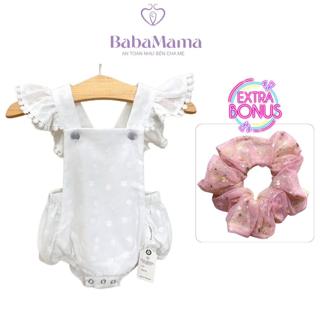 Bộ Yếm Liền Thân (JUMPSUIT) BabaMama - Bé Từ 6 Tháng Đến 24 Tháng Tuổi, Chất Liệu Cotton Siêu Thoáng