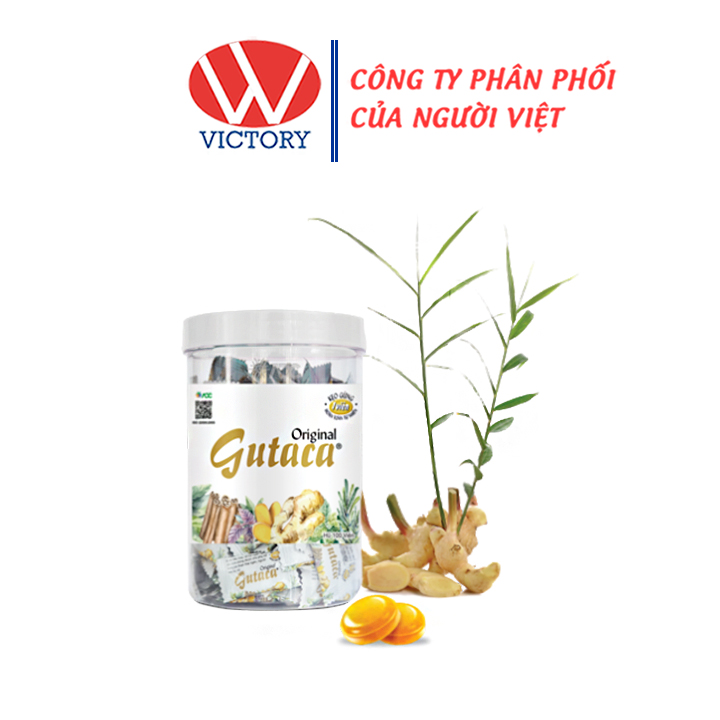 Kẹo Gừng Gutaca Original Lọ 100 200 viên - Victory Pharmacy