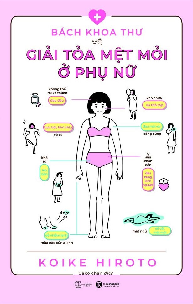 Sách - Bách khoa toàn thư về giải toả mệt mỏi ở phụ nữ