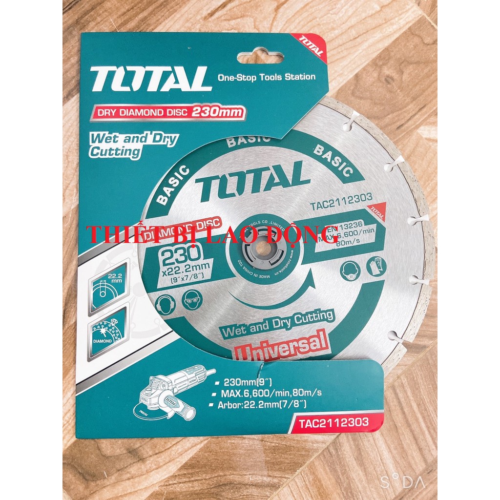Đĩa cắt gạch khô có phủ hợp kim nhân tạo total tac2112303