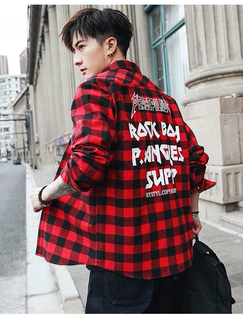 áo khoác sơ mi caro unisex nam nữ mẫu mới nhất 2109