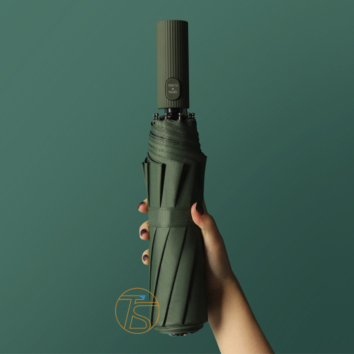 Dù đi mưa chống tia UV cao cấp 10 nan đóng mở tự động - Ô dù che nắng cho văn phòng
