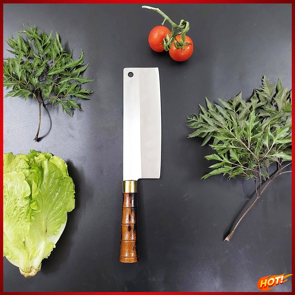 Dao thái thịt lọc thịt thép trắng không gỉ đủ các loại