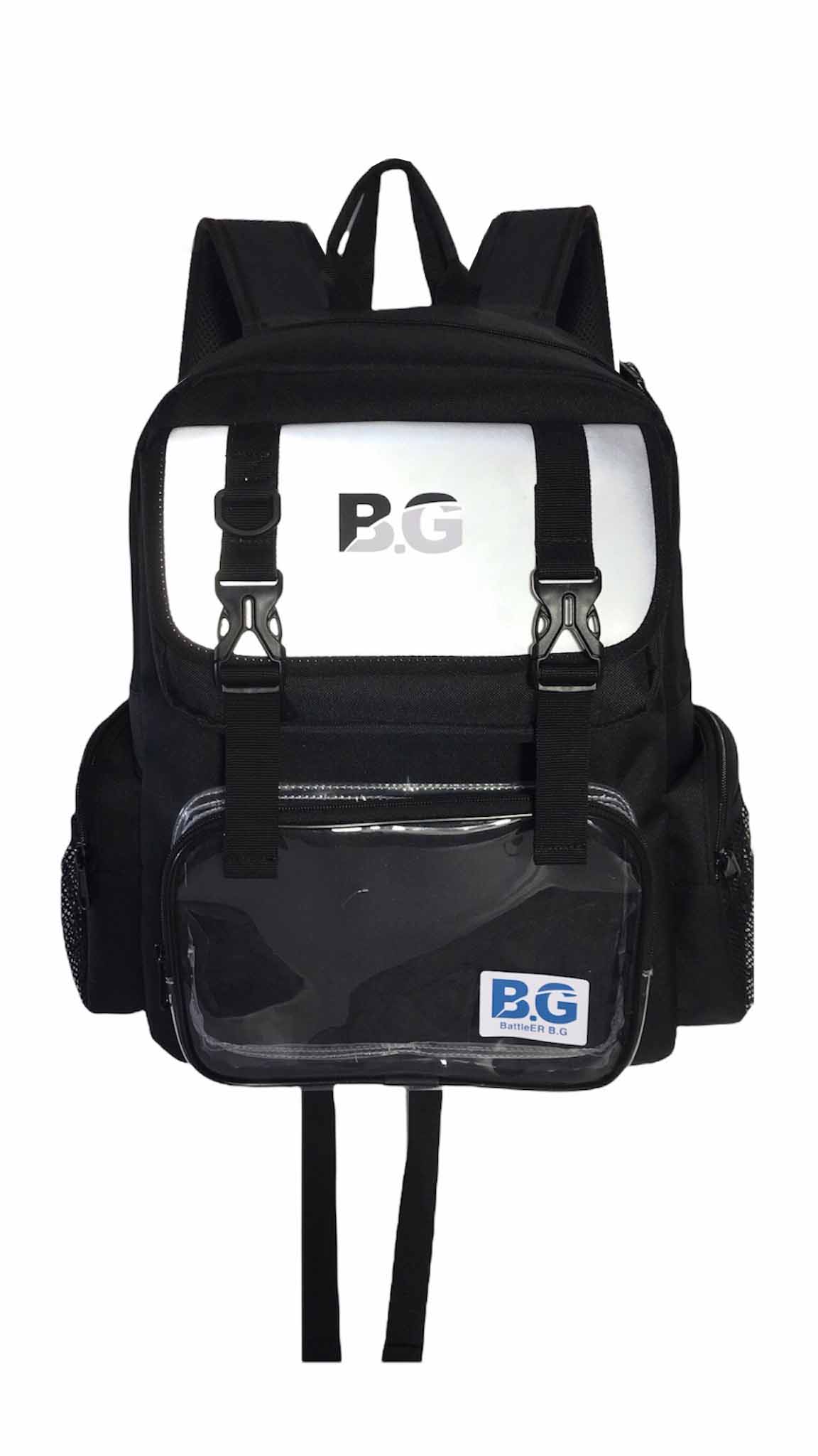 Balo đi học BATTLE ER B.G mẫu x002 hologram skyblue Unisex Streetwear Backpack