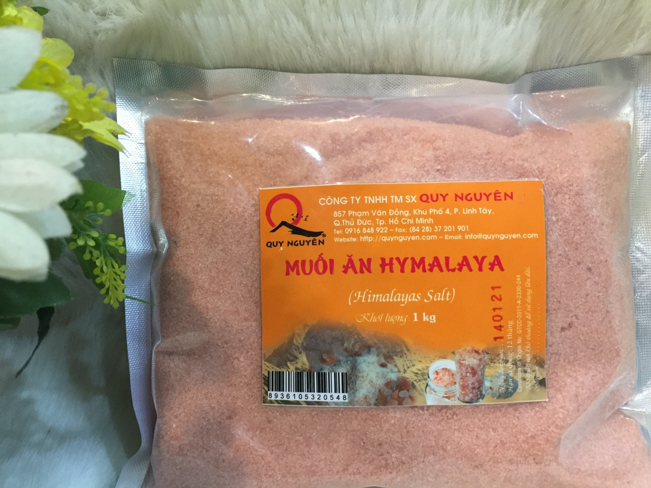 MUỐI ĂN HYMALAYA 1KG/GÓI
