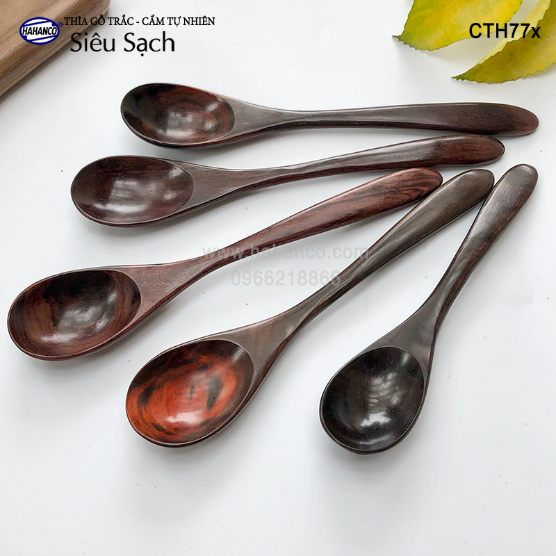 Muỗng, thìa gỗ Trắc - Cẩm, siêu sạch (đủ cỡ) ăn uống, cafe, decor, an toàn thực phẩm