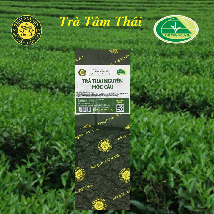 Trà Móc Câu Tân Cương Thái Nguyên  200g - Chè Búp Thái Nguyên  200g - Trà Tâm Thái Móc Câu