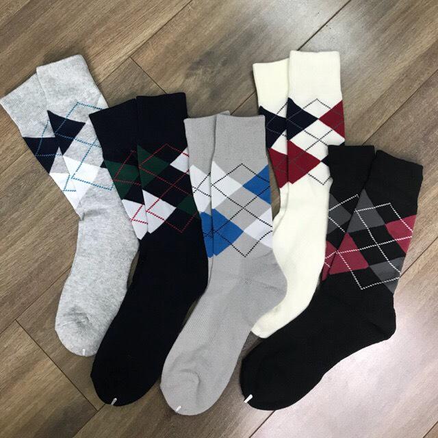 Set 5 đôi-Tất vớ trám cổ cao xuất Nhật