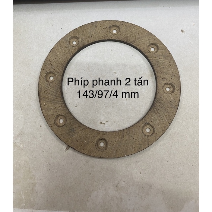 Má Phíp phanh cho pa lăng, cầu trục 2 tấn