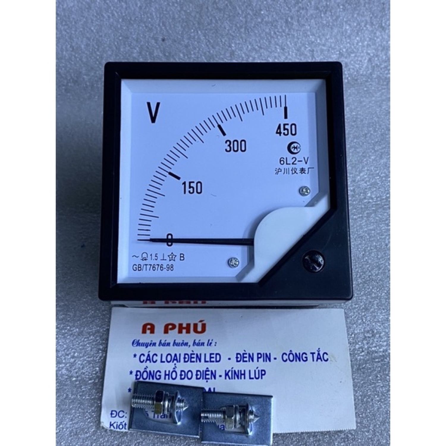 Vôn kế kim điện xoay chiều 6l2-v 450v