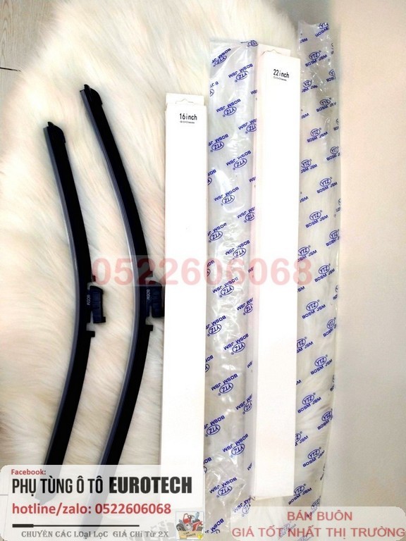 [Hàng đẹp] Gạt mưa 🌕 silicon 🌕 Ford Ranger Wildtrak Hãng BOSM - sử dụng lưỡi gạt từ DOLY