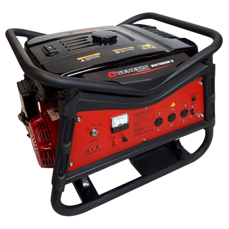 Máy phát điện chạy xăng 5kw genesis gd7000ew