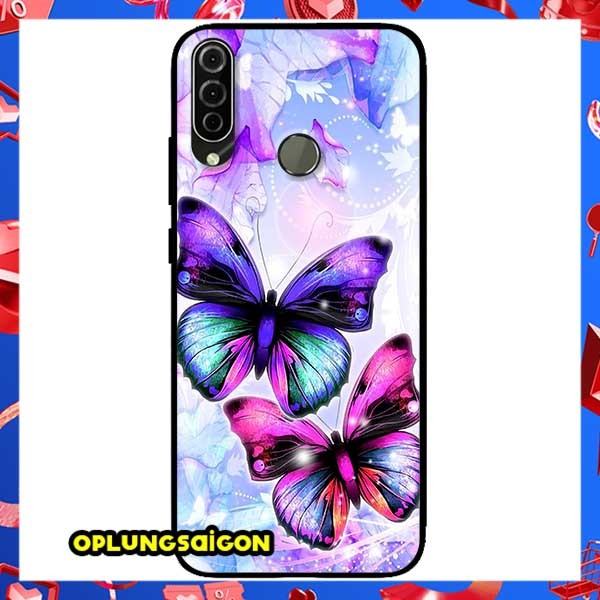 [HCM]Ốp Cường Lực Dẻo Đen Dành Cho Vsmart Joy 3 Mẫu Cặp Đôi Bướm Tím Hồng