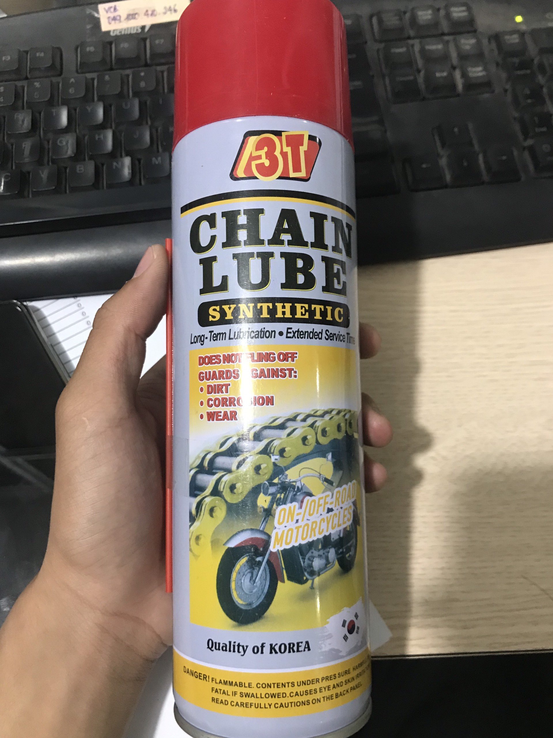 Xịt xích , dưỡng sên  , mỡ bò bôi trơn chịu nhiệt  3T