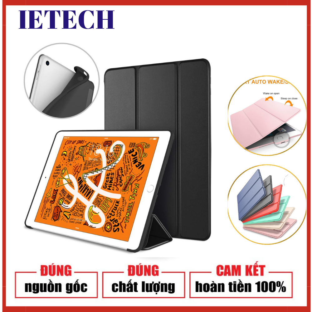 Bao da silicone dẻo cao cấp IETECH cho iPad mini 5 - tương thích ipad có mã model A2124, A2125, A2126, A2133 - Hàng chính hãng