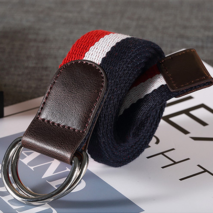 Thắt lưng vải mềm nam nữ khóa Dring 115cm